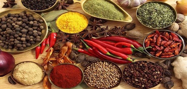 Asian Spices List