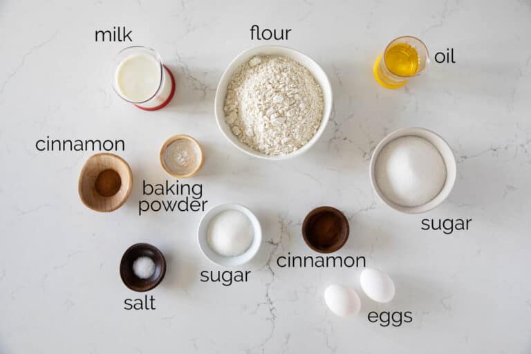 Ingredients Needed for Cinnamon Muffins