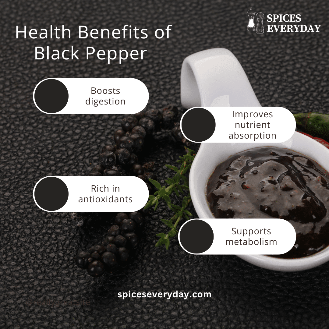 Health Benefits of Black Pepper