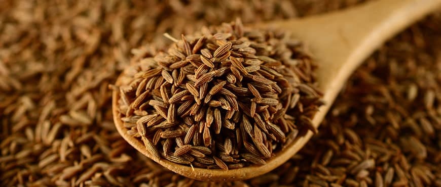 a spoonful of cumin seeds