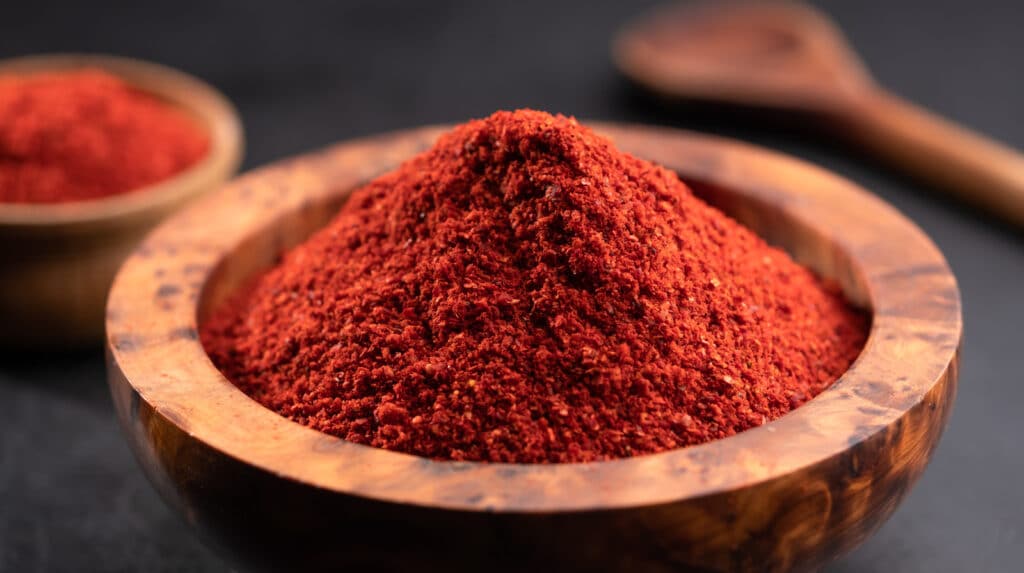 a bowl full of Smoked Paprika powder