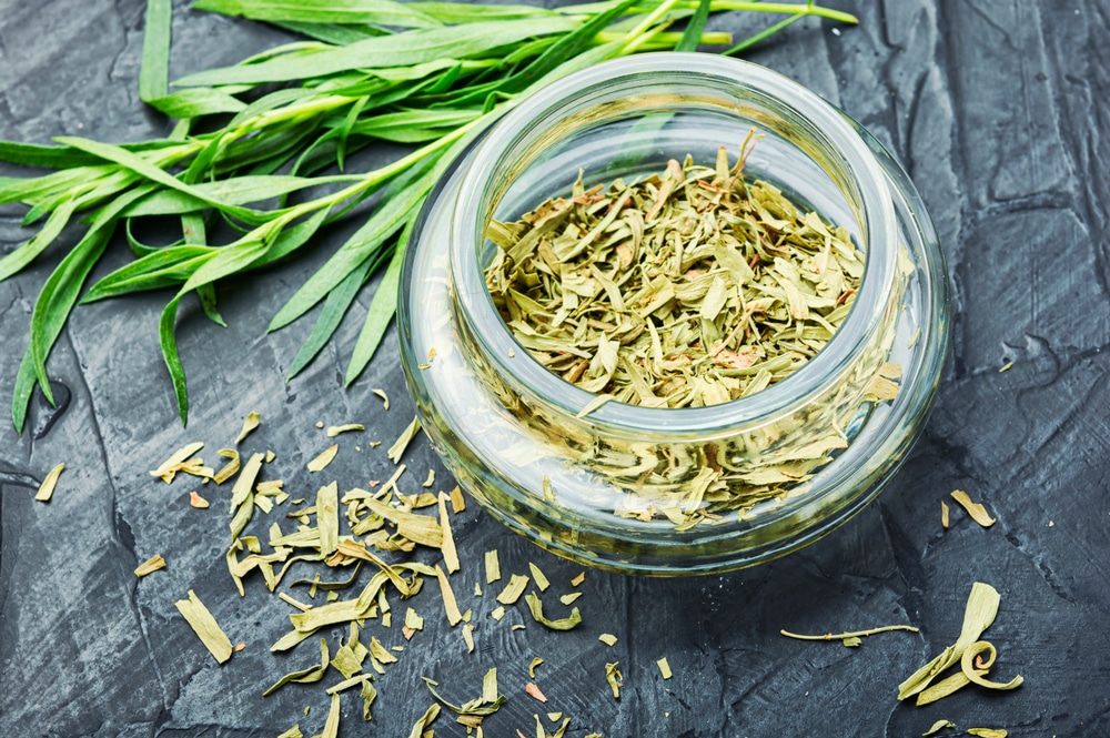 Raw And Dry Tarragon Spice tarragon 