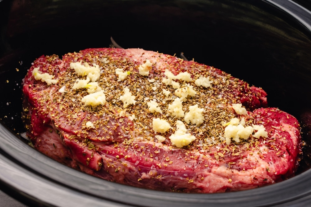 Seasoned Greek-style Pot Roast In a Slow Cooker