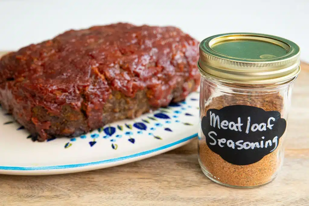 meatloaf seasoning in a jar